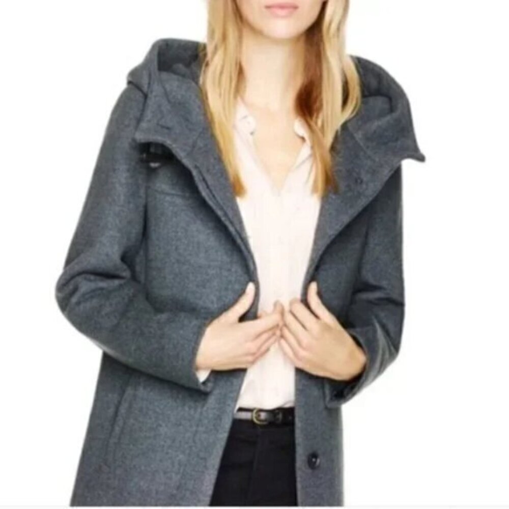 Aritzia Babaton Brady Wool Peacoat in Gray Size L